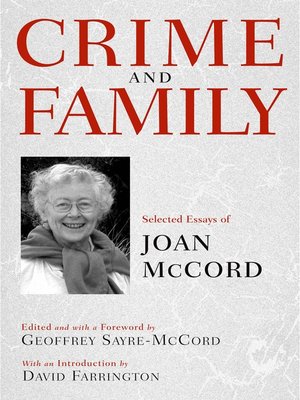 cover image of Crime and Family